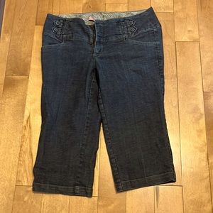 Capris jean shorts
